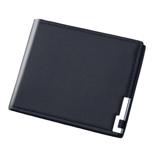ZR401 New Men's Short Wallet with Multiple Card Slots Thin Soft Leather Dollar Wallet Trendy Business Cheap Wallet