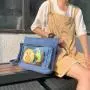 Custom Low MOQ Ita Crossbody Bags Fashion Cheap Canvas Shoulder Bags Women Small Handbag Clear PVC Ita Bag