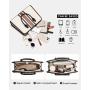 LOVEVOOK 2024 New Popular Stylish Tote Shoulder Bag Satchel Ladies Crossbody Bag Trendy Purses and Handbags for Women
