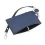 Factory direct id badge card holder strap card holder slim leather badge card holder