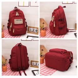 ZF121 Shoulder Bag Men Casual Students Schoolbag Female Fashion Hundred Travel Backpack Nylon Breathable Load Reduction