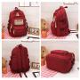 ZF121 Shoulder Bag Men Casual Students Schoolbag Female Fashion Hundred Travel Backpack Nylon Breathable Load Reduction