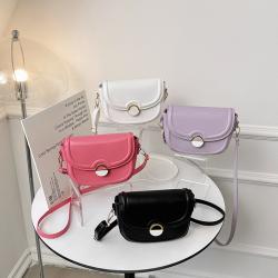 Wholesale Small Half Round Leather New Style Fashion Ladies Handbags For Women Underarm Women's Bags Shoulder Bag