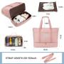 LOVEVOOK New 3 in 1 Custom Logo Pink Travelling Weekender Overnight Holdall Duffle Luggage Travel Bags For Luxury Men Women
