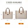 LOVEVOOK Fashion Office Ladies Work leak-proof & heat preservation beach bag handbag for Picnic lightweight lunch Tote Bag