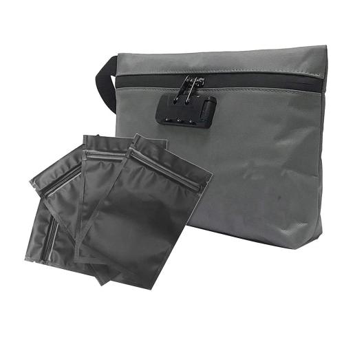 SMELLPROOF BAG Smell Proof Pouch Smokers Carry Stash Lock Bags Female Storage Bag with Code Lock