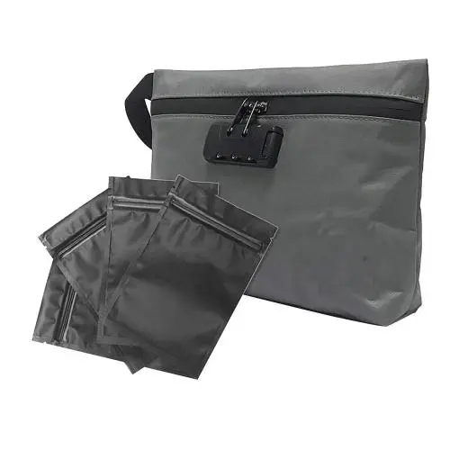 SMELLPROOF BAG Smell Proof Pouch Smokers Carry Stash Lock Bags Female Storage Bag with Code Lock