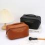New Arrival Big Capacity multi-functional toiletry waterproof Pouch Soft PU Custom Cosmetic Bag For Women