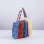2024 Summer Holiday Transparent Bag Fairy Rainbow Crystal Beaded Purses Handbags Handmade Clear Purses Acrylic Shoulder Handbags