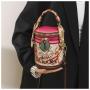 KBW149 2023 new net red bear graffiti bucket bag trendy versatile handbag high quality personality shoulder bag