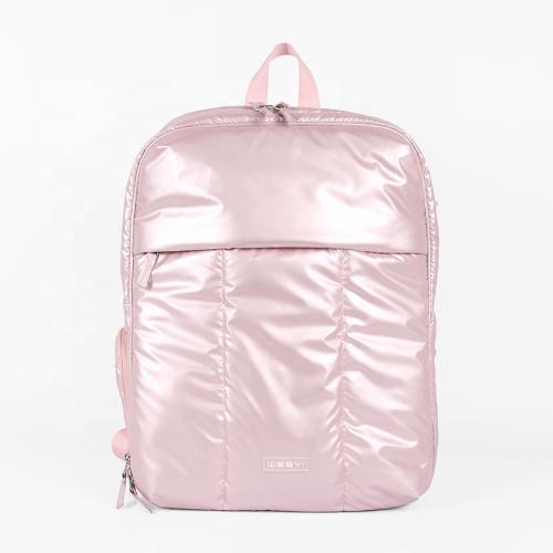 CHANGRONG Custom new design Waterproof Women Sport Hiking Travel Lightweight Nylon Quilted Puffer backpack