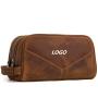 High quality genuine leather men tote bag factory retro leather wallet fashion men's card bag men's business bag