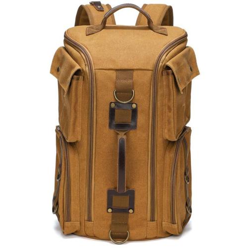 XL098 Retro Canvas American Style Computer Bag Large Capacity Shoulder Bag Anti Water Fashion Students Outdoor Backpack