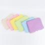 Wholesale 6 Colors Women DIY Custom Flat Travel Makeup Canvas Tassel Fringe Envelope Bag Pouch Cotton Canvas Clutch Purse Bag