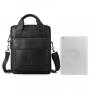XL348 Laxury Style Genuine Leather Multi-layer Messenger Bag Wear-resistant Durable Bag First Layer Cowhide Men's Shoulder Bag