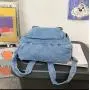ZW229 Hot Sale Men Women Denim Lightweight Backpack Casual Outdoor Travel Student Shoulder Bag Wholesale Portable Backpack
