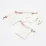 Hot Stamping Mini Faux Suede Necklace Bracelet Packaging Pouch Luxury Microfiber Drawstring Earring Jewelry Bag