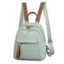 ZR846 Fashion Women Bag Small Backpack New Good PU Girl Waterproof Schoolbag Lady High Quality Zipper Versatile Travel Crossbody