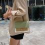 2023 New Small Square Metal Lock Bag With Button Fashion Alligator Pattern Messenger Bag China Wholesale PU Ladies Shoulder Bag