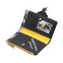 Customized small zipper wallet for women cartoon pattern leather women's wallet
