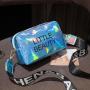 2024 Autumn New Korean Fashion Laser Printed Letters Single Strap Women's Mobile Phone Change Shoulder Messenger Bag Wholesale
