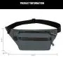 Gelory New Simple Fashion Multi Color Sports Multifunctional Expandable Men Shoulder Bag Waist Bag