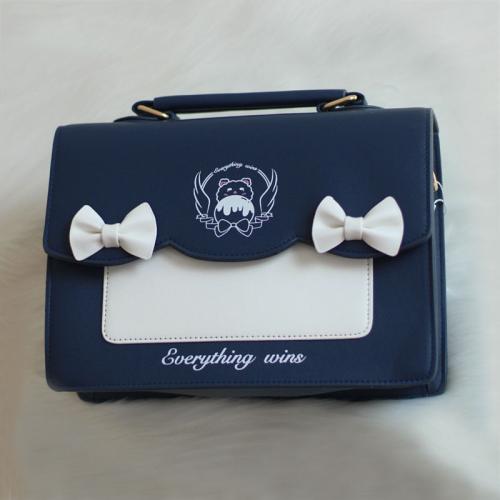 Custom Luxury Designer Leather Ladies Handbag Cute Bow Mini JK Purses and Handbags Crossbody Bag for Women