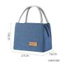 Eco-friendly reusable natural color washable kraft paper cooler bag Takeaway Seafood Thermal insulation lunch bag