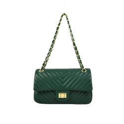 Ready to Ship New Arrival Lady Shoulder Bags V Quilted Stitching Metal Chain Shoulder Sling Bags For Ladies Women Bag