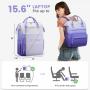 LOVEVOOK 2024 Spring And Summer New Large Capacity Leisure Travel Backpack Light Waterproof 15.6 in Laptop backpack School Bag