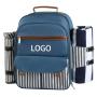 Custom Color Picnic Basket Bag Waterproof Insulated Picnic Backpack for 4 Person Set Picnic Backpack Bag