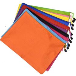 Gelory Multicolor Waterproof Zipper File Bags Football Pattern Office Document Bags Custom Logo Students Files Pencil Bag