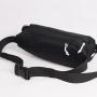 CHANGRONG Custom unisex waterproof black fanny pack waist bag
