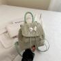 Women's short trip bag, lightweight backpack, super lightweight mini shopping cute and high-quality sense backpack in summer
