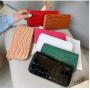 2024 Women's Elegant Purse New Fashion Woman Glossy Zipper Handbag Mini Easy Carry Ladies Handbags