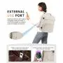 LOVEVOOK TSA-friendly Backpack Carry on 40L Travel Bag 17" Laptop with USB Port Waterproof with 4 Packing Cubes Travel Backpack