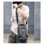 HR065 Men's New With USB Charge Nylon Chest Bag Fashion Casual Shoulder Crossbody Bag Waterproof Space Cloth Outdoor Backpack