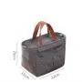 Hot Selling Printed Oxford waterproof large capacity crossbody bento bag portable lunch bag portable waterproof cooler bag