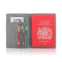 Factory wholesale canvas passport holder slim credit card holder rfid canvas passport holder
