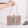 Popular lady party purse shoulder handbags butterfly ladies clutch purse party clutch bags evening bag clutches for woman pochette femme