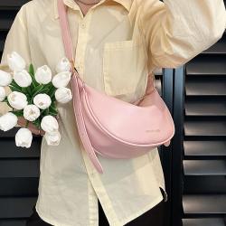 2023 New Pu Women Fashion Handbags Metal Zipper Wholesale Women Handbags Solid Color Niche Designer Shoulder Bags