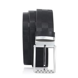 Wholesale Men'S Leather Belt Classic Fashion Work Business Casual Style Full Grain Genuine Leather