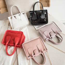 2023 Summer And Autumn New Korean Transparent Jelly Bag Fashion Trend Personalized Handbag  Solid Color Shoulder Bag