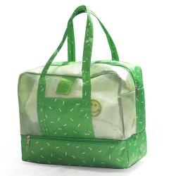 Swimming Wet And Dry Separation Bag Travel Waterproof Beach Bag Swimsuit Storage Tote Bag