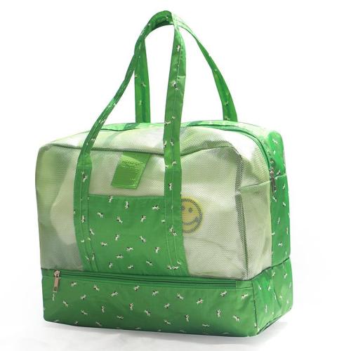 Swimming Wet And Dry Separation Bag Travel Waterproof Beach Bag Swimsuit Storage Tote Bag