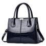 2024 wholesale Pu leather glossy woman bags large capacity ladies shoulder bags women's handbags