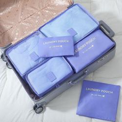 Wholesale 6Pcs/Set Travel Storage Bags Home Zipper Digital Data Cable Organizer For Clothes Shoe Luggage Packing Cube