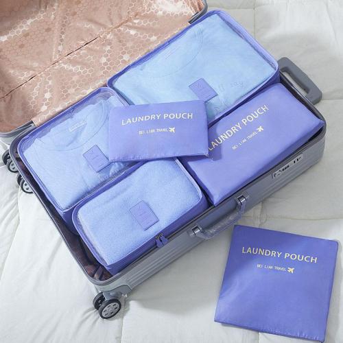 Wholesale 6Pcs/Set Travel Storage Bags Home Zipper Digital Data Cable Organizer For Clothes Shoe Luggage Packing Cube
