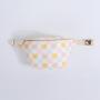 Keymay Manufacturer Custom Crossbody Bag Women Waist Bag Belt Cross Body Chest Sling Bags Checked Printed Cute Nylon Fanny Packs