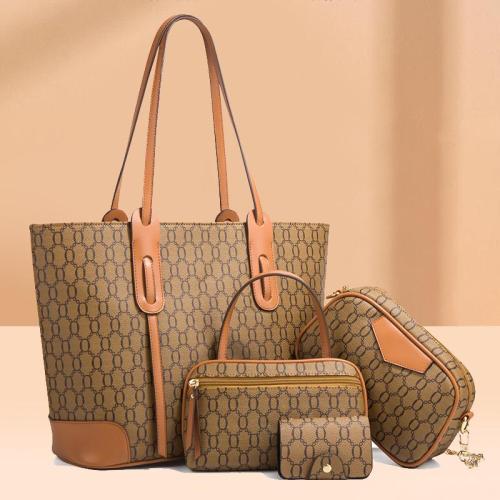 Fashion Women Tote Bag Trendy Single Shoulder bags Diagonal Span Set Bag Large Capacity Four Piece Handbags 4 in 1 Wholesale